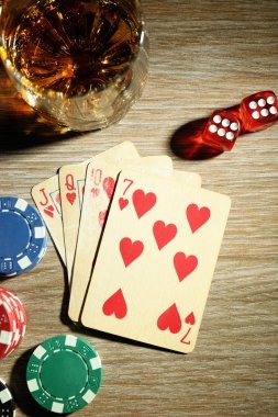 Roulette wheel with betting layout